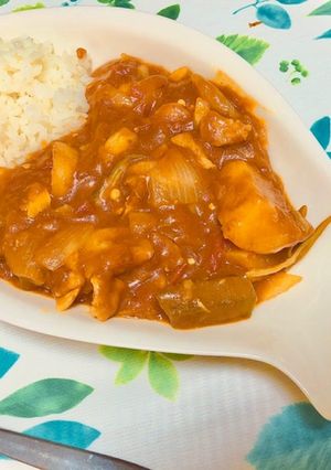 夏野菜のトマトカレー-レシピのメイン写真