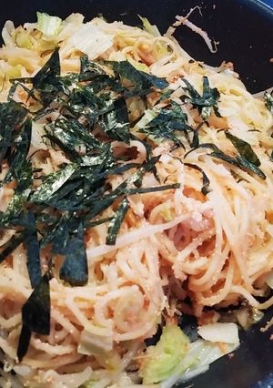 ヤキソバdeたらこスパ-レシピのメイン写真