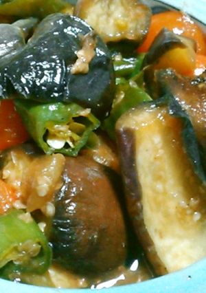 食欲が増す♥夏野菜の油みそ炒め-レシピのメイン写真