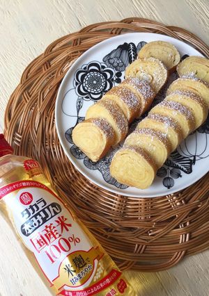 ふわふわ柔らかー♪簡単バウムクーヘン-レシピのメイン写真