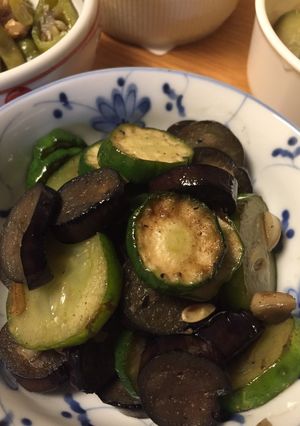 茄子とズッキーニの照り炒め-レシピのメイン写真