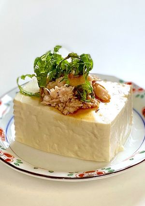 簡単！のせただけ！ツナとごま油の冷奴-レシピのメイン写真