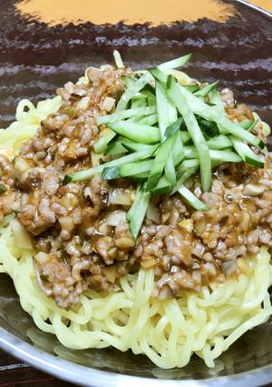 【美人レシピ】麻婆ジャージャー麺-レシピのメイン写真