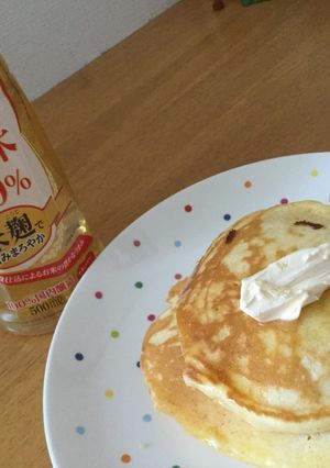 みりんでしっとりふわふわパンケーキ-レシピのメイン写真