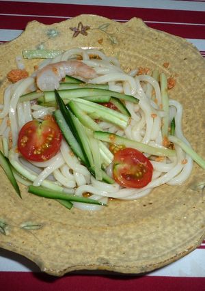 さっぱりレモン風味サラダうどん-レシピのメイン写真