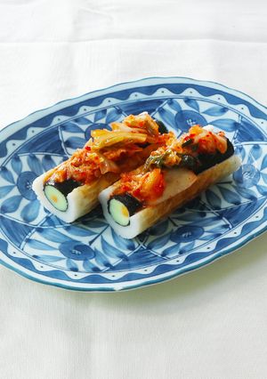 夏のおつまみ！チーかまキムチのせ-レシピのメイン写真