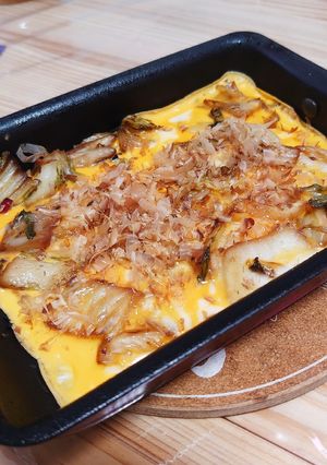 卵焼きフライパンで簡単☆つけものステーキ-レシピのメイン写真