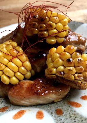夏バテ解消！豚肉とうもろこしのピリ辛炒め-レシピのメイン写真