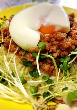 肉みそ素麺-レシピのメイン写真
