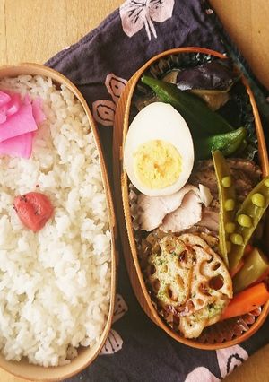 お弁当★なすオクラピリ辛揚げ浸し★常備菜-レシピのメイン写真