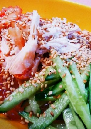 トコロテンでヘルシー冷麵♪-レシピのメイン写真