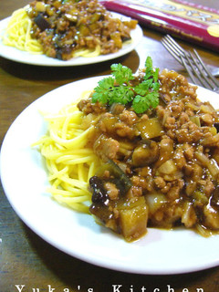 豚肉となすのチャイニーズあんかけパスタ-レシピのメイン写真