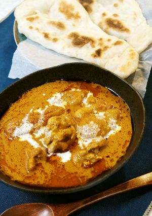 本格バターチキンカレー＆ナン-レシピのメイン写真