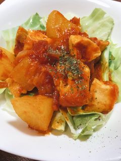 鶏もも肉と大根のトマト煮☆-レシピのメイン写真