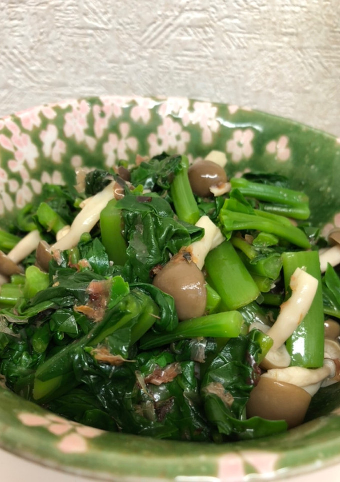 つゆむらさきとしめじの和え物-レシピのメイン写真