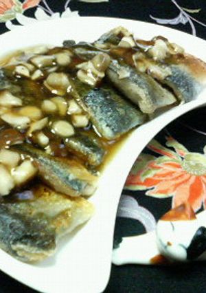 ✿秋の秋刀魚の❀椎茸入り✿中華あんかけ-レシピのメイン写真