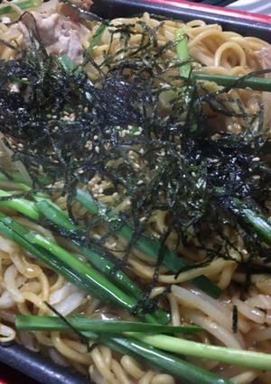 夏が来た！激辛だ！すき焼きそば！-レシピのメイン写真