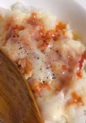 レンジで簡単チーズリゾット♪-レシピのメイン写真