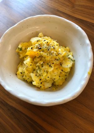 茹で卵と、ラッキョのタルタルサラダ-レシピのメイン写真