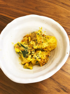 味噌とナッツのカボチャサラダ-レシピのメイン写真