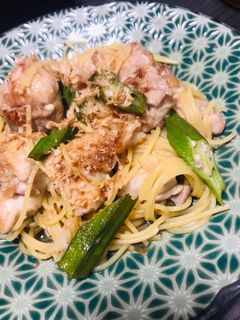 鶏肉の和風パスタ-レシピのメイン写真