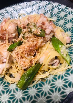 鶏肉の和風パスタ-レシピのメイン写真