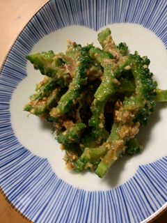 ゴーヤ簡単胡麻和え-レシピのメイン写真