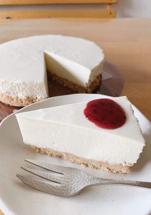絶対に失敗しない！レアチーズケーキ🍰-レシピのメイン写真