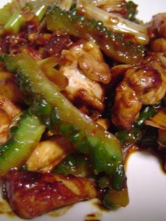 ゴーヤと鶏肉のピリ辛炒め~♪-レシピのメイン写真