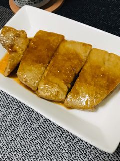鮪の生姜焼き-レシピのメイン写真