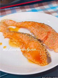 ごま香る 鮭の甘じょっぱい照り焼き -レシピのメイン写真