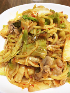 豚キムチ焼きそば-レシピのメイン写真