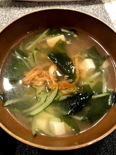 夏にぴったり☆冷麺風冷製スープ!-レシピのメイン写真