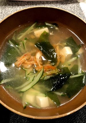 夏にぴったり☆冷麺風冷製スープ！-レシピのメイン写真