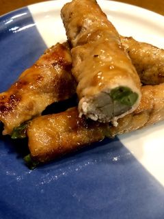 ゴボウとインゲンの豚肉巻き-レシピのメイン写真