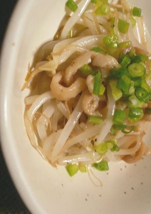 ありあわせde小鉢✿もやしと鶏皮-レシピのメイン写真