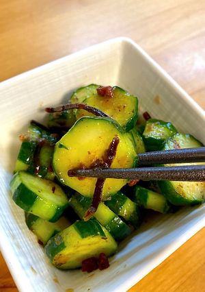きゅうりの梅塩昆布おかか漬け-レシピのメイン写真