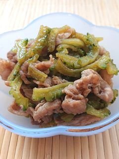 豚肉とゴーヤの甘辛炒め(豚こま肉)-レシピのメイン写真