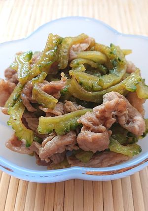 豚肉とゴーヤの甘辛炒め（豚こま肉）-レシピのメイン写真