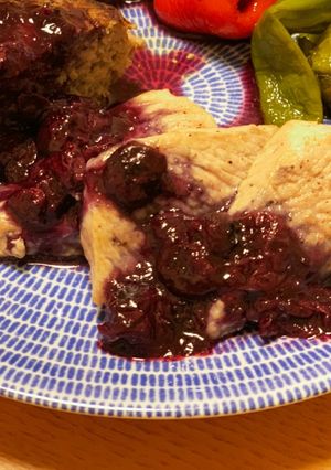 お肉にあう！ブルーベリーソース-レシピのメイン写真