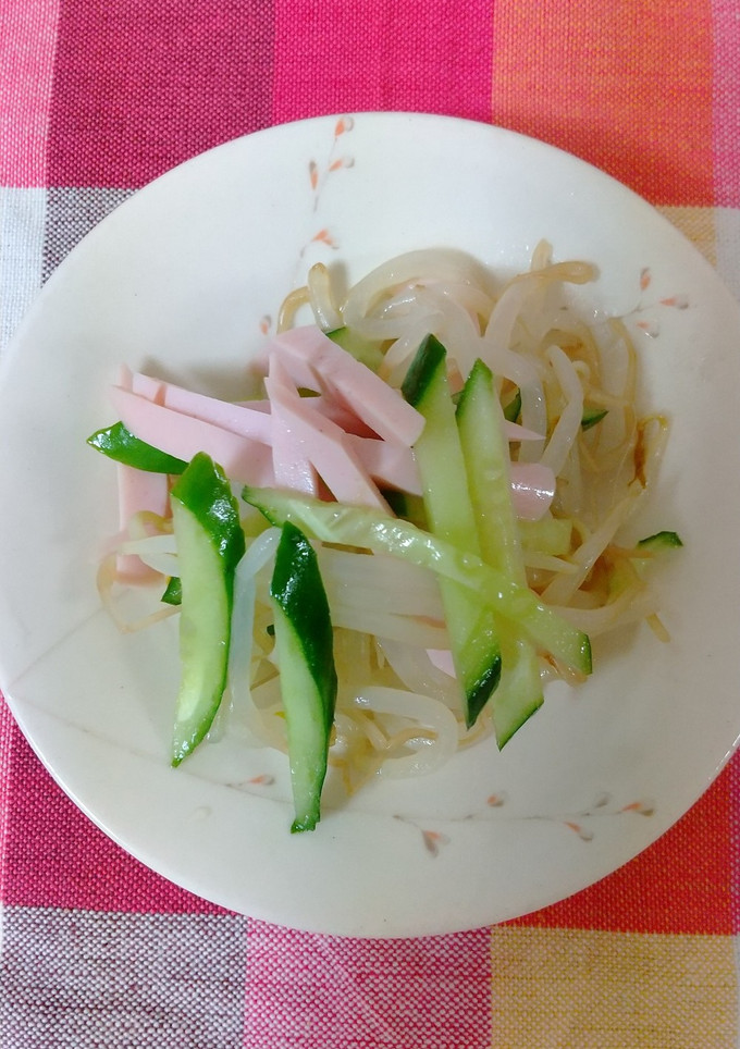 もやしときゅうり、魚肉ソーセージの酢の物-レシピのメイン写真