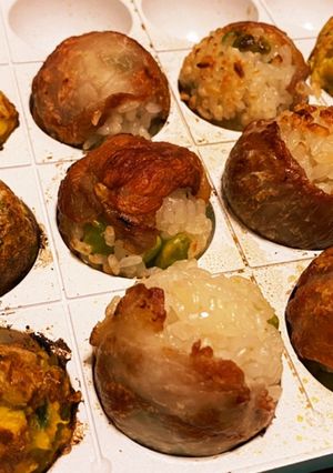 肉巻き焼きおにぎり-レシピのメイン写真