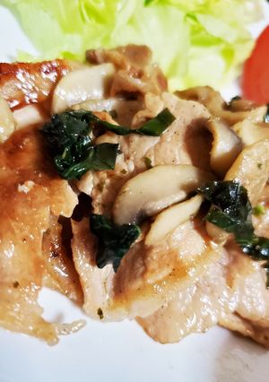 豚ロース肉のバジルソテー-レシピのメイン写真