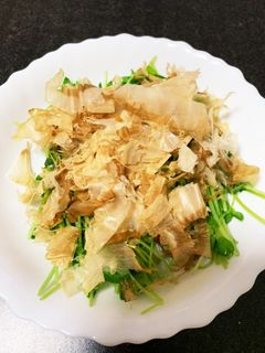 レンジで豆苗のおひたし-レシピのメイン写真