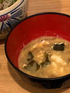 玉ねぎの卵とじ味噌汁-レシピのメイン写真