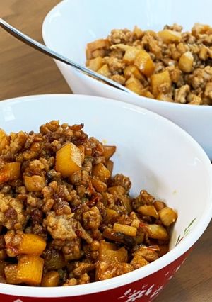 肉味噌(坦々麺用、甘辛、本格、試作品)-レシピのメイン写真