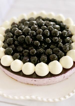 ブルーベリーのレアチーズケーキ-レシピのメイン写真