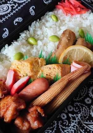 2020/8/4 サンマ竜田揚げ　弁当-レシピのメイン写真