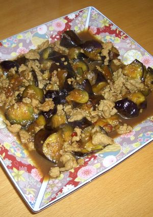 ナスと鶏ひき肉の炒め煮-レシピのメイン写真