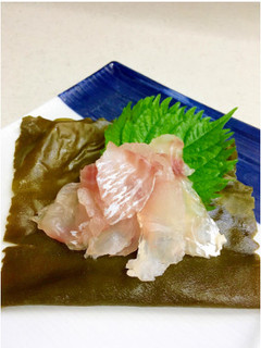 ★鯛の昆布じめ(富山の郷土料理)-レシピのメイン写真